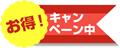 お得！キャンペーン中
